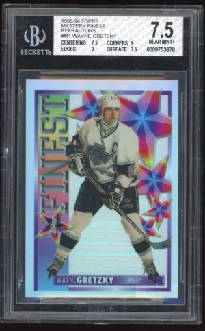 Wayne Gretzky 1995 Topps Mystery FInest front